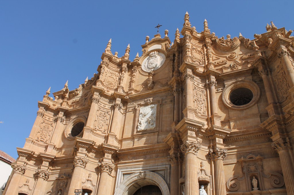 facade of baroque cathedral