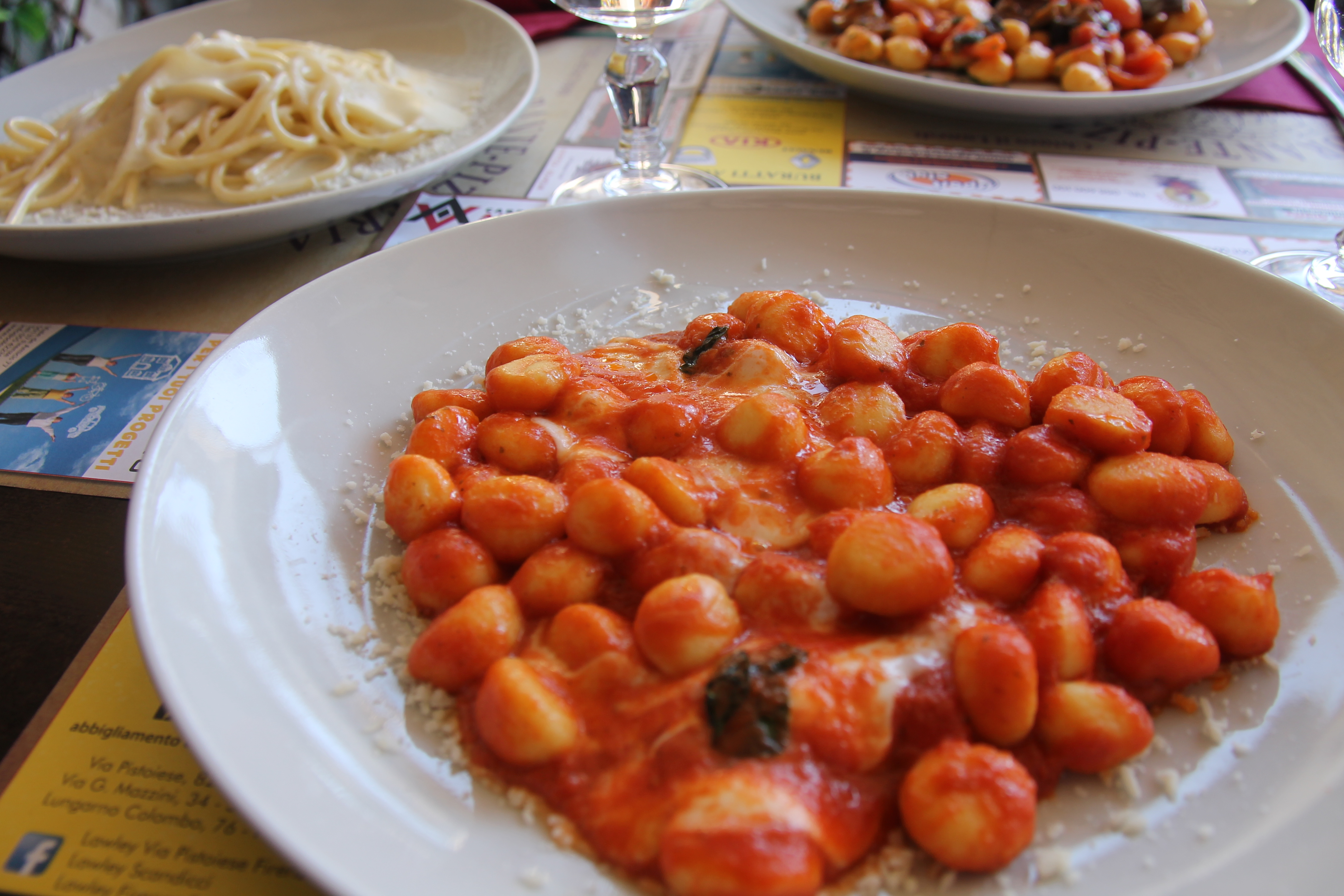 plate of gnocchi