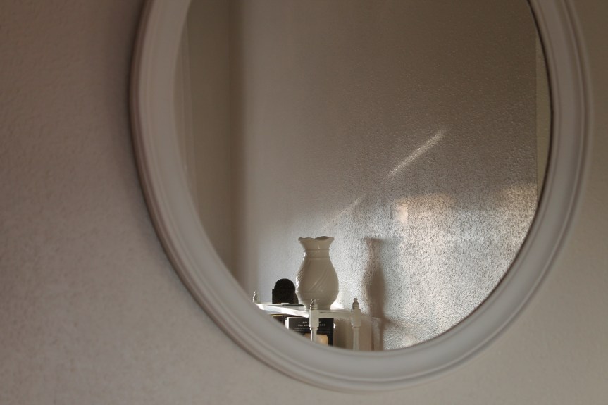 The woman in the&nbsp;mirror