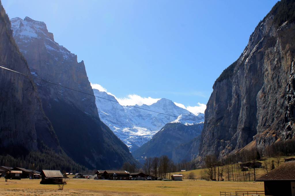 mountains and valley