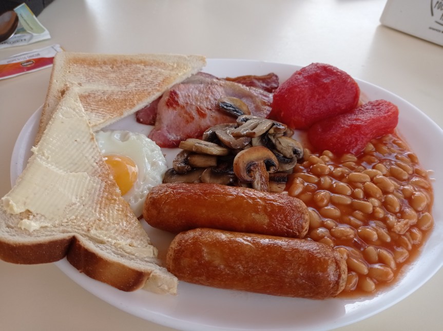 Traditional British breakfast