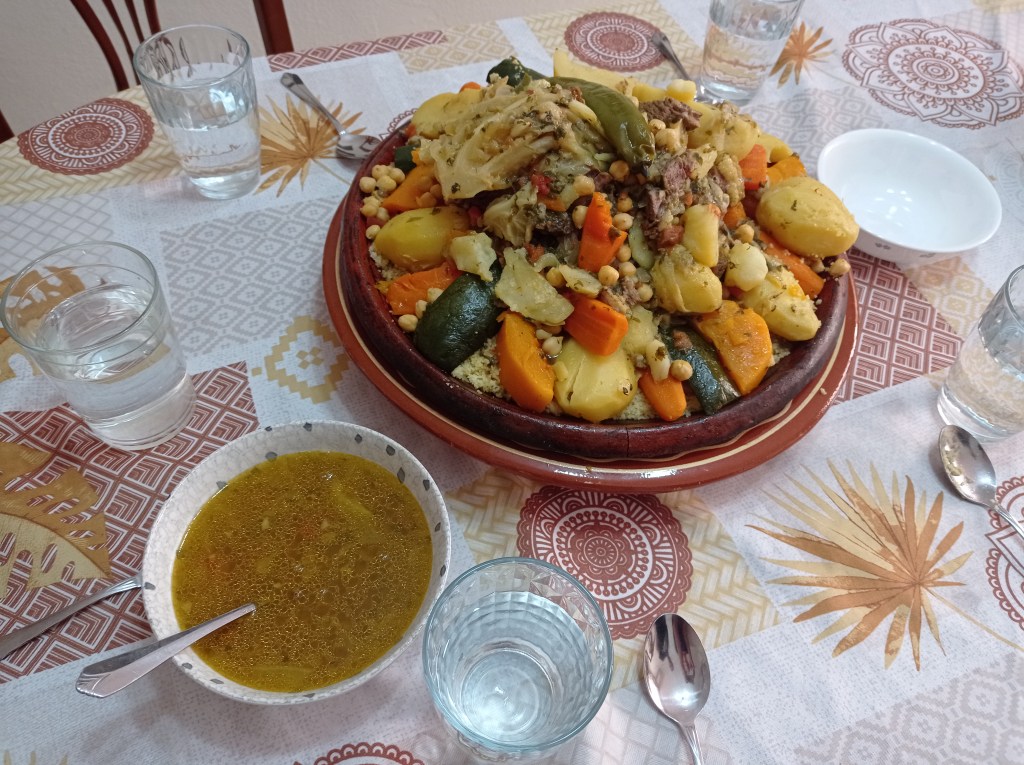 plate of couscous